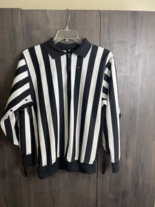 CCM Schiedsrichter Trikot Herren NHL Shirt 1/2 Zip Made in Canada Größe 56 2XL - Bild 1 von 8