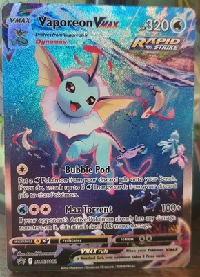 Vaporeon VMAX SWSH182 SWSH: Sword & Shield Promo Cards Holo - Image 1 of 2