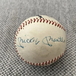 Mickey Mantle New York Yankees Autographed Baseball with Whitey Ford and others - Picture 1 of 8