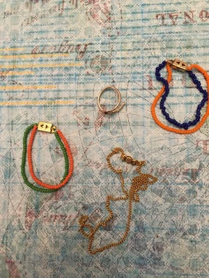 лот из 3 оригинальных винтажных ожерелий/браслетов для 8-дюймовых кукол Madame Alexander #4 - Изображение 1 из 4