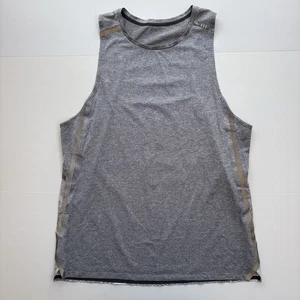 Camiseta sin mangas Lululemon para hombre XL Fast Free Elite gris jaspeado reflectante gimnasio corredor - Imagen 1 de 7
