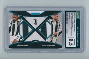 2024-25 Khephren Thuram & Teun Koopmeiners Daka Platinum Jersey Patch 1/1 CGC 9 - Picture 1 of 3