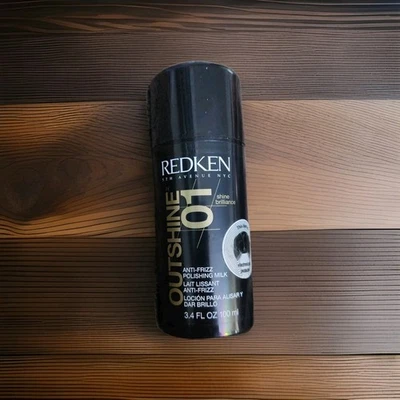 Leche pulidora anti-frizz Redken Outshine 01 rara, 3,4 OZ descontinuada  Foto 1 de 4