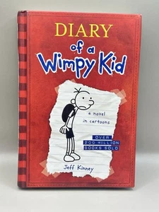 Diary of a Wimpy Kid Book # 1 by Jeff Kinney (2007, Hardcover) Good Condition - Picture 1 of 5