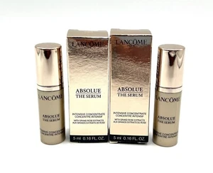 set x 2 Lancome Absolue The Serum Intensive Concentrate 5ml 0.16oz =10ml 0.32oz - Picture 1 of 3