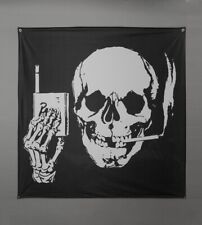 Smoking Skull Tapestry