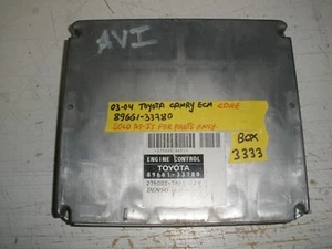 03-04 TOYOTA CAMRY ECM CORE FOR PARTS ONLY NON WORKING 89661-33780 ((BOX-3333)) - Bild 1 von 2