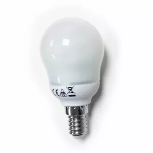 5x 5W Opal Golf CFL Light Bulbs Small Edison Screw, SES E14, Lamps - Picture 1 of 1