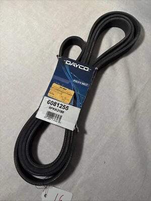 Correa de transmisión Dayco 6081255 para camioneta F450 F550 F250 F350 Ford F-450 Super Duty 11 Foto 1 de 4