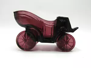 L. G. Wright Glass Purple Amethyst Colonial Carriage Ashtray #77-1 - Picture 1 of 16