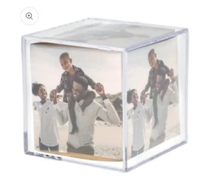 Picture Frame Display Cube - 6 Sides- BNIB- Would Make A Perfect Gift - Picture 1 of 2