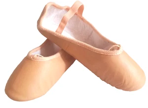Pro Dance Pink Ballet Shoes Pink Leather Ballet Shoes Ballet shoes Adult Kids - Picture 1 of 9