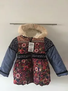 Desigual Trendy Cosy Jacket With Hood Kids 7-8 Authentic - Picture 1 of 8