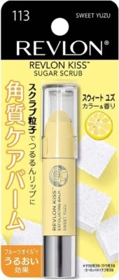 Revlon Kiss Lip Balm Scrub 113 Sweet Yuzu 2.6g From Japan - Image 1 of 4