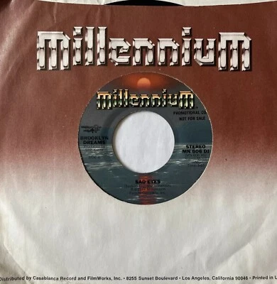 Brooklyn Dreams : Sad Eyes 7" 45 RPM Record PROMO Millennium Records 1977 FUNK - Image 1 of 4