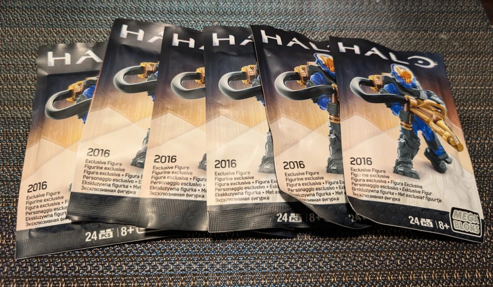 SDCC 2016 Mattel Mega Bloks Halo Figure X3