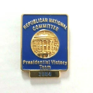 2004 Presidential Republican National Committee Victory Team Hat Pin Pinback - Picture 1 of 1