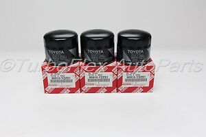 Genuine Oil Filter Set of 3 for Scion FR-S Subaru BRZ Toyota GT86   90915-YZZS1