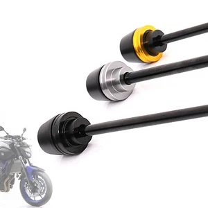 Protector deslizante de horquilla delantera de titanio para Yamaha MT07 FZ07 13-15 16 17 18 19 20 - Imagen 1 de 5