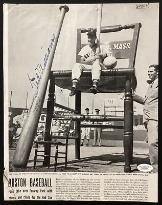 Ted Williams Signed Life Magazine Page 9/9/46 Page 53 Red Sox Autograph HOF JSA - Image 1 of 4