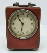 Sveglia JUNGHANS vintage da collezione tavolo revisionare in metallo antica 1890