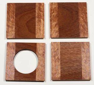 1 LENS BOARD 4.5x4.5" for BLAIR Camera - of Mahogany wood, I'll make a free hole - Picture 1 of 2