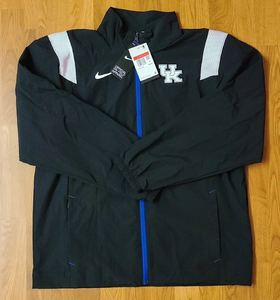 Nike UK Kentucky Wildcats Full Zip On Field Jacket Black Men's Size M DN6235-010
