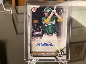 2022 Bowman 1st Shane McGuire Autograph Paper Prospect #PPA-SM Oakland Athletics - Bild 1 von 3