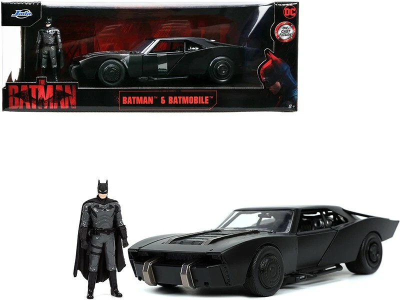 Jada Toys 1:32 Scale The Batman Movie Batmobile with Batman Figure - Black 32731