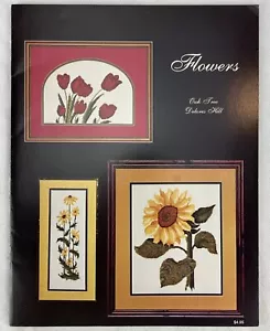 FLOWERS Oak Tree Cross Stitch Pattens Dolores Hill Designs Vibrant Floral Color - Picture 1 of 10