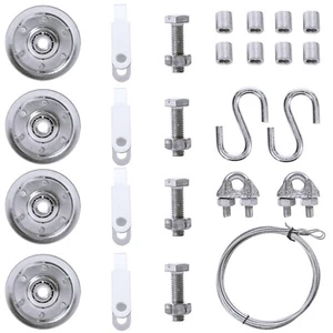 Garage Door Cable and Pulley Replacement Kit, Heavy Duty Pulley - Picture 1 of 7