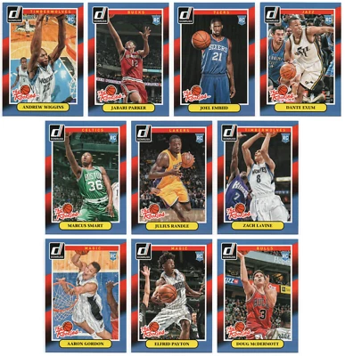 2014-15 Donruss The Rookies 30 Cards Complete Set Zach LaVine Joel Embiid RC + - Image 1 of 3