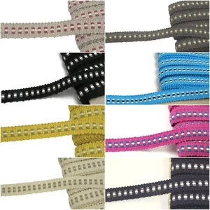 Upholstery Gimp Braid Trim in 8 Colours 19mm Wide - Mosaic Tile Style - Picture 1 of 10