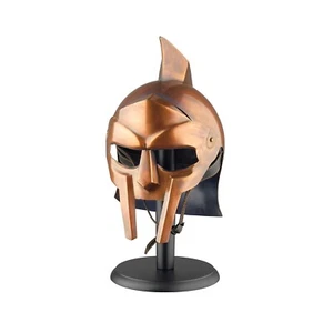 Halloween Gladiator maximus roman spiked helmet steel gladiator adult costume - Picture 1 of 3