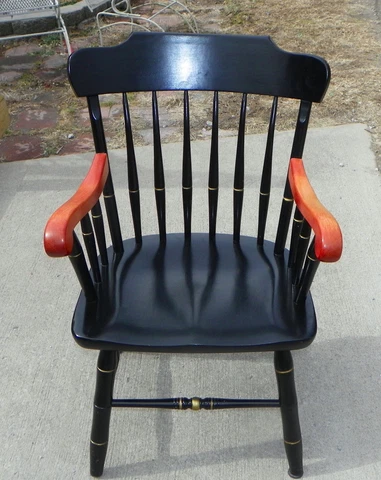 Maple & Cherry Armchair / Desk Chair by S Bent  (BH-AC27) Cover