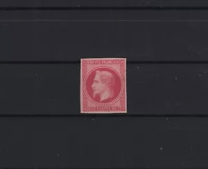 COLONIAS FRANCESAS YVERT N.O 10 SCOTT # 15 ""NAPOLEÓN III 80c ROSA"" MNH VF V006 - Imagen 1 de 1