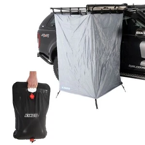 Adventure Kings Instant Ensuite Awning Shower Tent + Solar Shower 20L Capacity - Picture 1 of 9