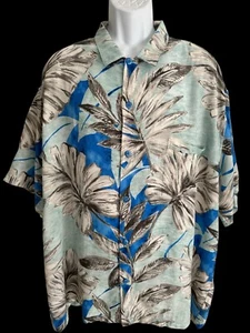 Camisa para Hombres Jams World Camisa Hawaiana Botón Azul Tropical De Colección Años 90 Campamento XXL - Imagen 1 de 8
