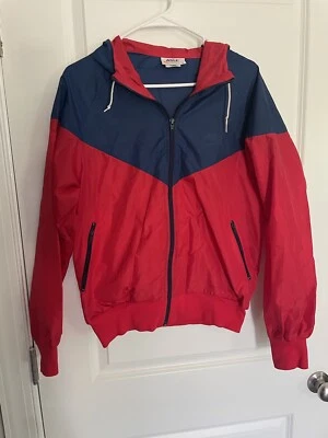 Vintage 70s Nike Orange Label Sportswear Jacket Hoodie Windbreaker USA Made - Image 1 of 4