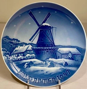 Plato Anual Bing Grondahl Navidad 1947 SIN CAJA ni CERTIFICADO A+ Estado - Imagen 1 de 4