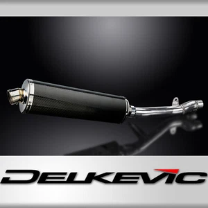KIT DE ESCAPE SILENCIADOR BSAU CARBONO OVALADO HONDA NT650V DEAUVILLE 1998-2005 450 mm - Imagen 1 de 5