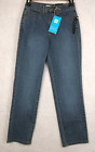 L.A. Blues Wilshire Jeans Womens 0M Petite Blue Stretch Tapered