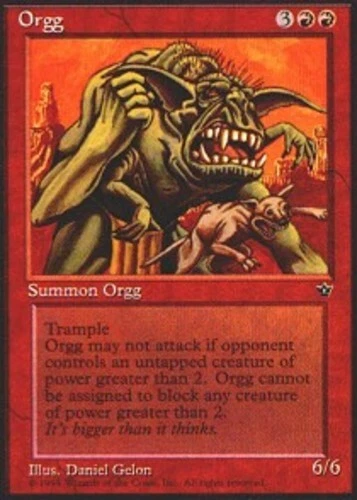 4x Orgg ~ Moderately Played Fallen Empires MTG Magic x4 4 UltimateMTG Playset Re - Image 1 of 1