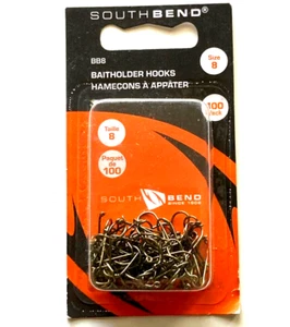 South Bend Baitholder Hook Size 8 Bronze 100-Count Package BB8 - Picture 1 of 13