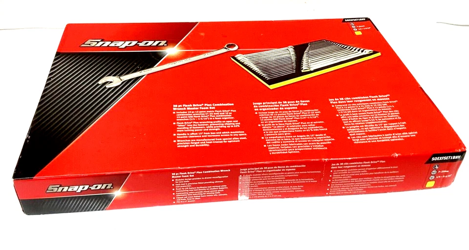 Snap-on Foam Tray Organizer for 38pc Metric SAE Wrench Set SOEXFSET1BHV