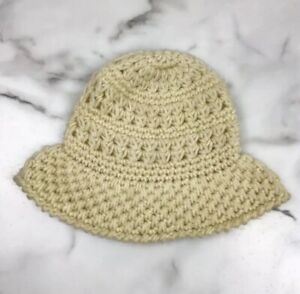 Betmar Womens Ivory Cream Knitted Acrylic Hat One Size Vtg Vintage