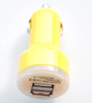 Carregador de carro LED 2A duplo USB para Apple iPhone 6 7 Plus 4 4s 5 iPod mp3 Galaxy S5 - Imagem 1 de 3