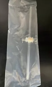 NEW Unused Chemglass 468-02 STOPCOCKS, HIGH VACUUM, DOUBLE OBLIQUE BORE, GLASS P - Picture 1 of 3