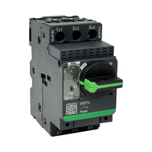 NEW Motor circuit breaker Deca GV2P16 9-14A thermal magnetic with rotary knob 3P - Picture 1 of 6