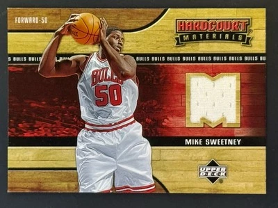 2006-07 Upper Deck Hardcourt - Hardcourt Materials Mike Sweetney #HM-MS (MEM) - Image 1 of 2